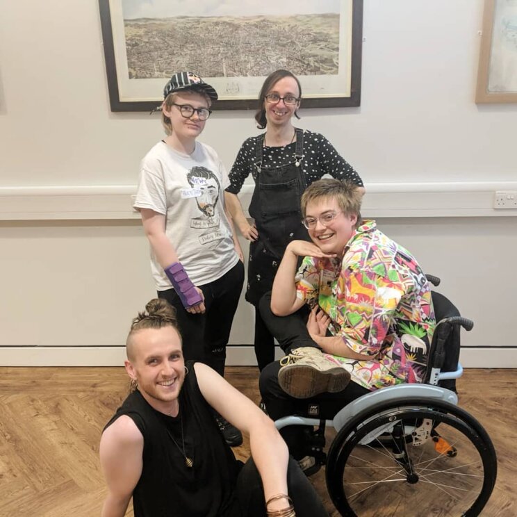 The four Non-Binary Leeds organisers
